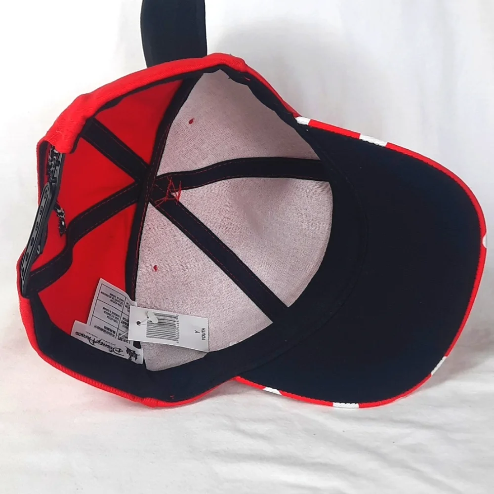 Disney Parks Resort Minnie Mouse Hat Youth OS Bow Ear Adjustable Snapback